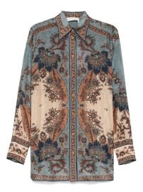 ZIMMERMANN Ascension Shirt | Blue | FARFETCH at Farfetch